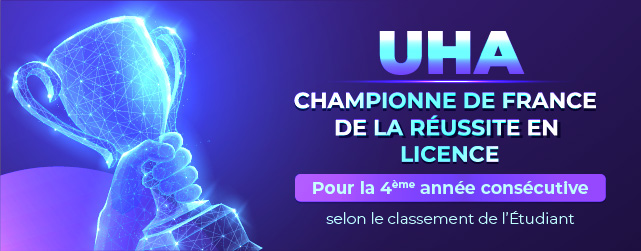 UHA - Championne de France de la réussite en licence 2026